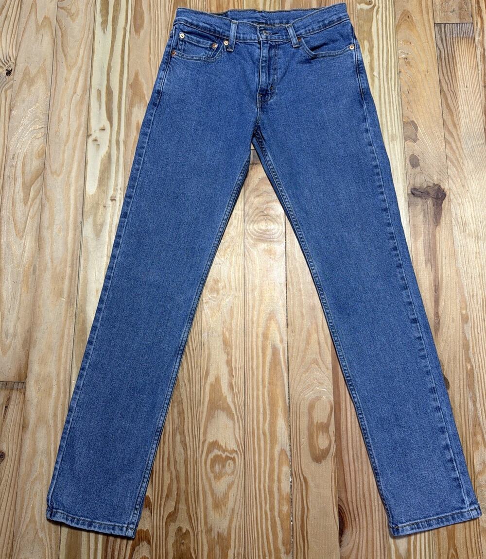 Levi's 511 Men's Size 29x32 Blue Medium Wash Straight Leg Jeans